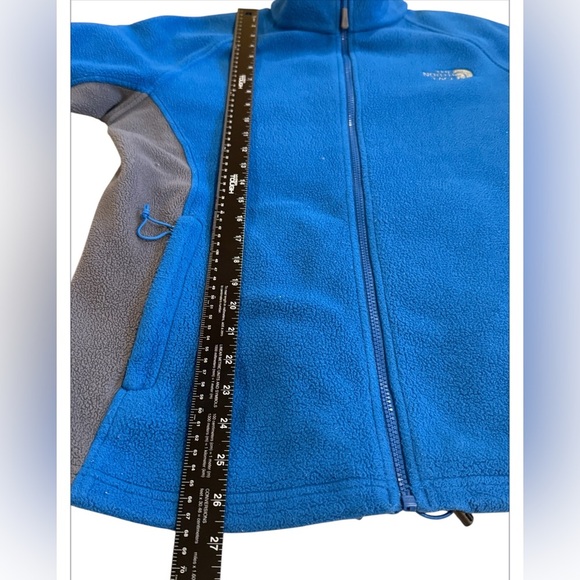 North Face Men's size small royal Blue & gray Fleece Jacket - Picture 9 of 9